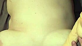 Watch my thick nipples throb as pussy cums hard