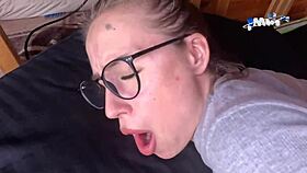 Blonde beauty surrenders ass on their first wild date