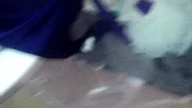 her 40dd bra overflows as she takes massive cumshot load