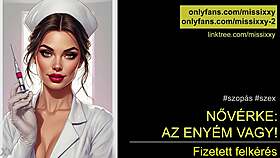 hungarian femdom claims her european roleplay slave