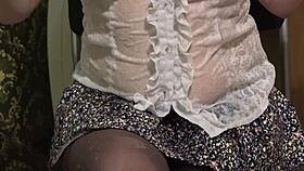 i'm fucking my sexy ass under skirt it feels so good uh