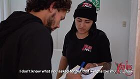 desperate man pounds horny peruvian slut cowgirl style