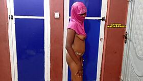 passionate homemade fuck with sexy curvy arab teen girlfriend