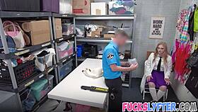 Nerdy shy petite student deepthroats boss cock at work office hardcore fuck 😩