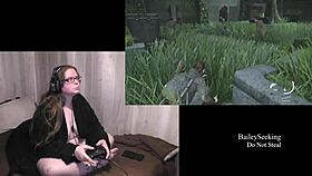 bbw brunette with huge tits plays last of us 2 fully nude part 6