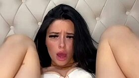 god i'm so horny... this british coed squirts hard on webcam toys