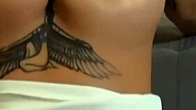 Claudia Bavel massages feet, trains butt, masturbates in shower