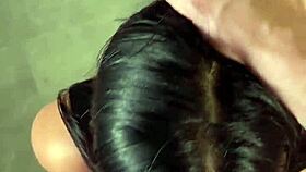 pov creampie: i call my friend to fill my shaved pussy 😏💦