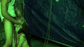 Desperate Petite Teen Bound and Savagely Pumped in Alley