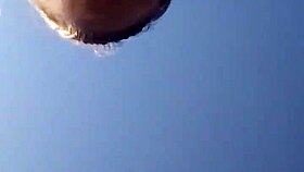 daisyjo1975 pegs guy outdoors in retro blue films anal action