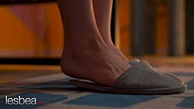 Latina roommate introduces virgin to first lesbian orgasm fingering scissoring licking