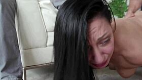 Eva Ann swallows thick cumshot after cuckolding her husband with stud