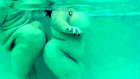 busty bbw lexxxi luxe plays underwater pool games with friend