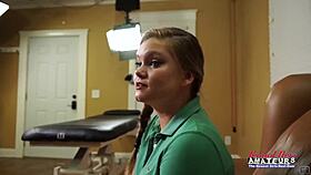 laurie pixie petite duo deliver sloppy rimjobs and swallow passionately