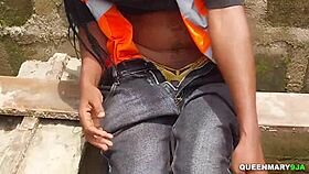 i rode monster cock till creampie flooded my wet pussy outdoors