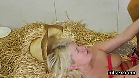 Feisty woman endures brutal anal treatment in asylum