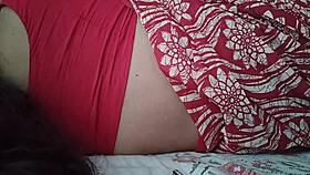 young indian milf's huge boobs tempt boyfriend too much