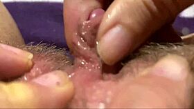 watch my huge clit throb to explosive orgasm closeup