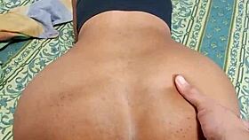 colombian big ass beauty left gaping wide filled with cum everywhere
