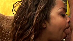 Big Tits Black MILF Joins Threesome for Deepthroat and Doggystyle