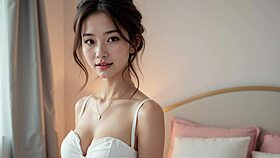 Serene Thai Beauty Shines in Picturesque Settings with Elegant Lingerie Grace