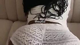 i'm twerkin my huge ass on this sofa it jiggles so much