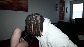 livie blainn rides alphonso layz's huge black cock hard