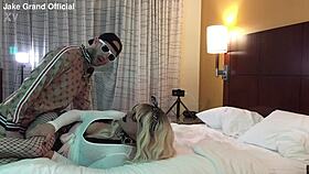 a rapper seduces the hot blonde trans college girl in steamy encounter