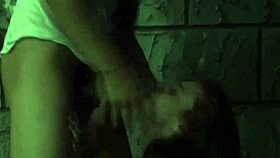 Desperate Petite Teen Bound and Savagely Pumped in Alley