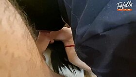 bisexual mmf threesome wife shares double creampie in ep 1102