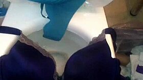 her 40dd bra overflows as she takes massive cumshot load