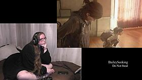 bbw brunette with huge tits plays last of us 2 fully nude part 6