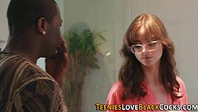 shower teen 18+ blasts jizz from huge bbc after hardcore handjob