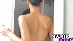 Alicia surprises Rome with messy deepthroat before cunt fuck