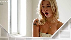 curious babes syren de mer emma rosie tease buttplug before wild threesome anal dp