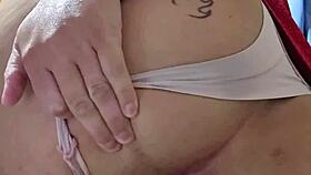 fiery redhead wife video calls boyfriend flashing her naughty pussy