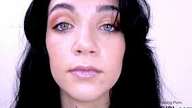 Sweet model pounded hard during intense casting sofa audition