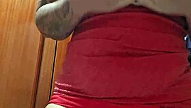 fiery redhead wife video calls boyfriend flashing her naughty pussy