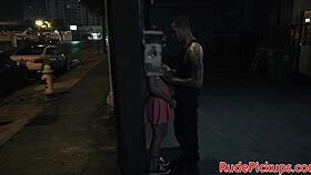 imagine spex petite bound and hardfucked outdoors rough