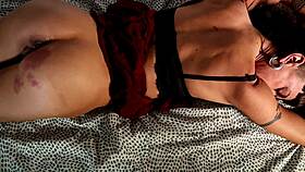 Pov Footjob Handjob Big Cock Ride Ends with Cum in Mouth