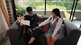 horny college student seduces teacher for big ass pussy fuck