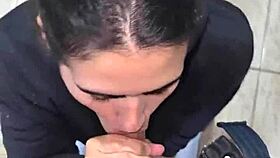 her loving mouth drains every passionate cum drop slowly