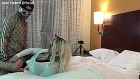 a rapper seduces the hot blonde trans college girl in steamy encounter