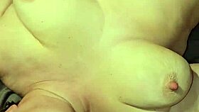 Watch my thick nipples throb as pussy cums hard