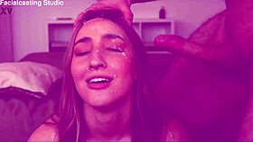 argentinian bimbo bombshell gets fucked hard by dadbod in casting ends with huge facial