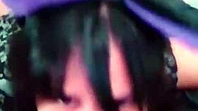 hot latina amateur mexican gets deliciously fucked with cat ears on