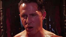 vampire shemale gets bareback assfucked until monster cock drains his balls