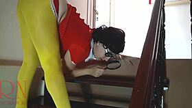 Velma's vintage lingerie tease reveals nylon panties secrets