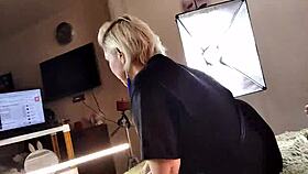 aimee paradise milf slurps cock eagerly in her mouth, mature lady shares intimate couple moments