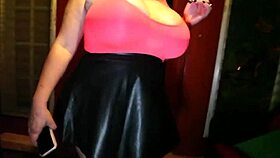 angelina castro's curvy latina tits smother random street cock face fuck